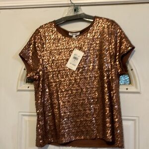 Splendid collection Blouse 
Size: M color:Gold
New wit Tsg